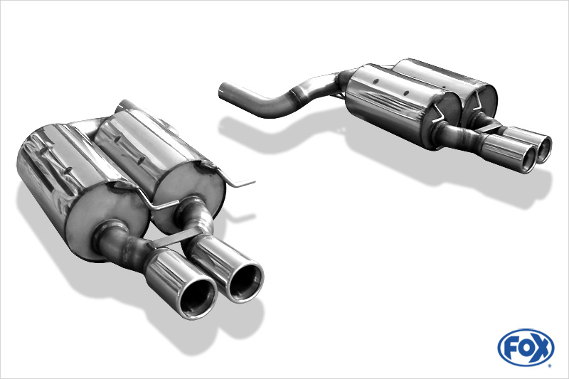 FOX BMW E60 M5  Endschalldämpfer rechts/links - 2x80 Typ 13 rechts/links