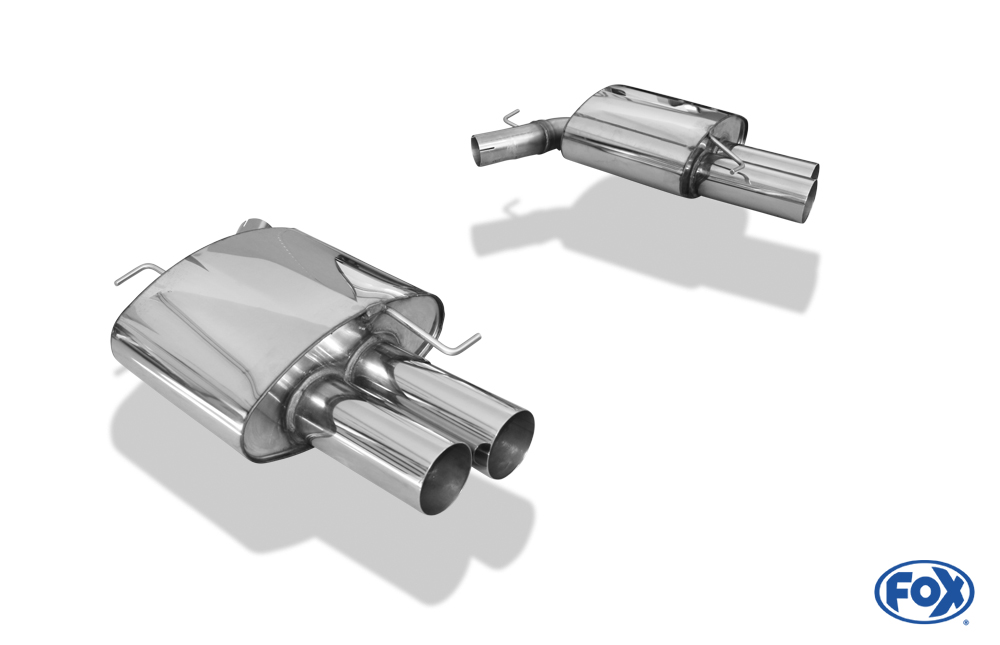 FOX BMW F10 530d/535d  Endschalldämpfer rechts/links - 2x90 Typ 10 rechts/links