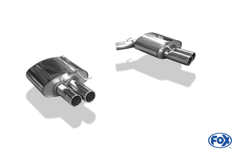 FOX BMW F10 535i  Endschalldämpfer rechts/links - 2x80 Typ 12 rechts/links