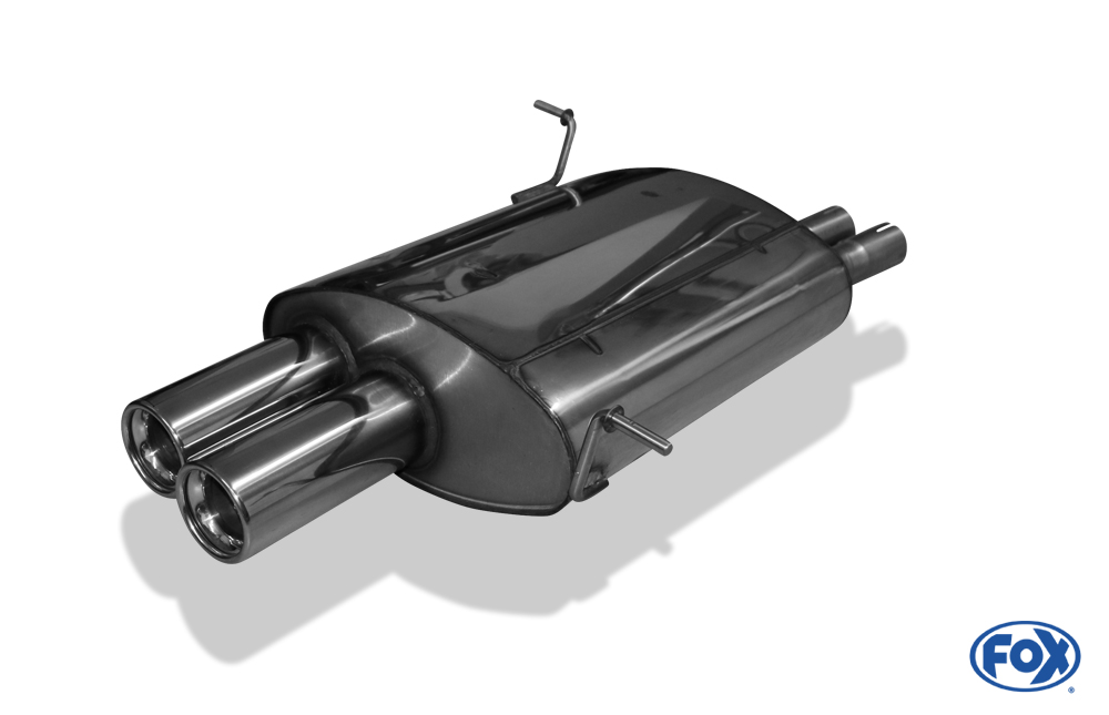 FOX BMW Z3/ Z3 Coupe 3,0l  Endschalldämpfer - 2x80 Typ 13