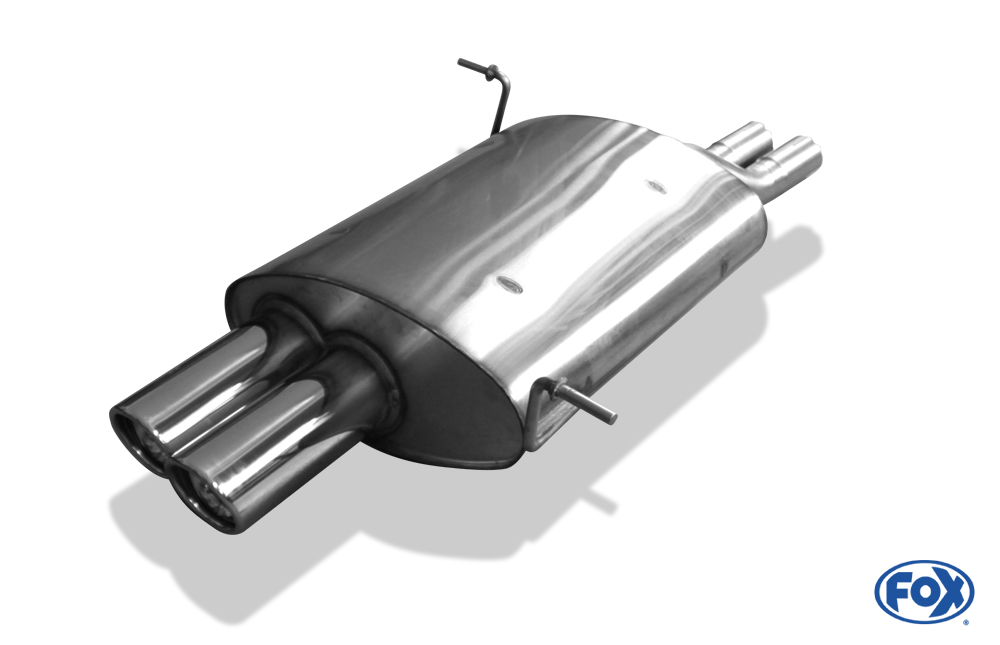 FOX BMW Z3/ Z3 Coupe 3,0l  Endschalldämpfer - 2x80 Typ 17