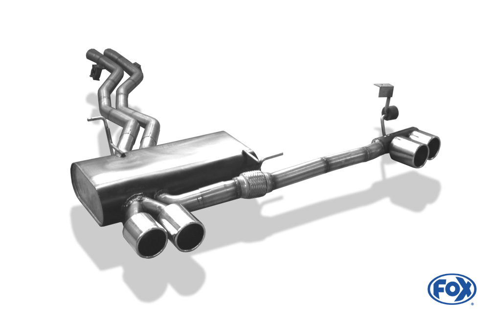FOX BMW Z4  Endschalldämpfer Ausgang rechts/links - 2x80 Typ 12 rechts/links