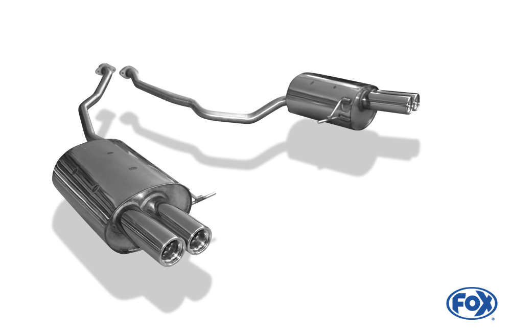 FOX BMW X5 E53  Endschalldämpfer rechts/links - 2x76 Typ 13 rechts/links