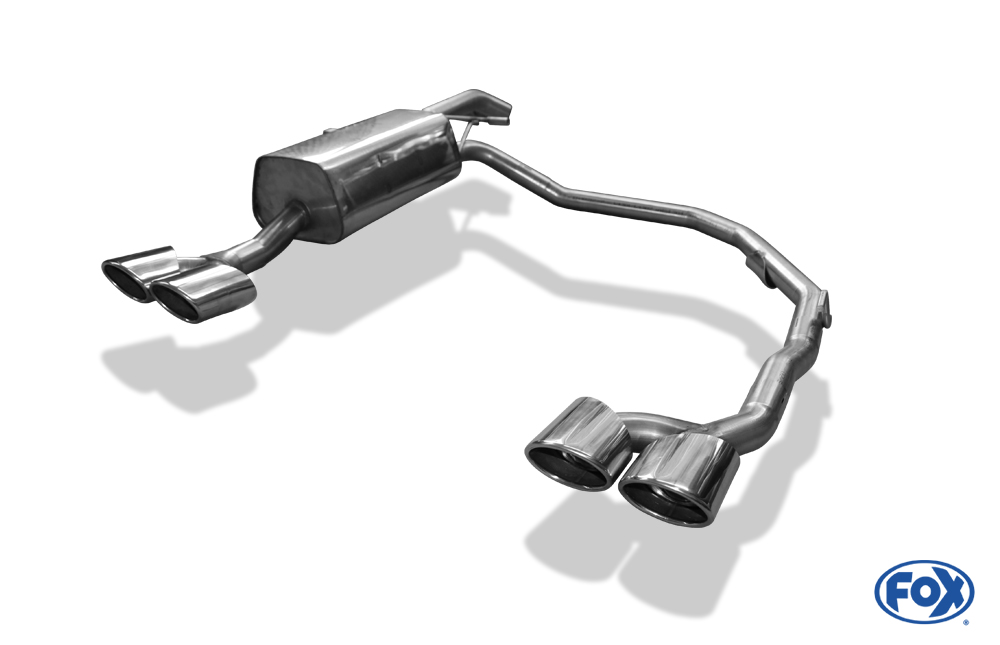 FOX Citroen C4 - B7  Endschalldämpfer Ausgang rechts/links - 2x106x71 Typ 32 rechts/links