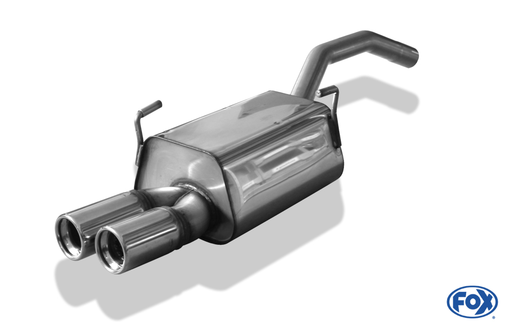 Citroen C8/ Peugeot 807 Endschalldämpfer - 2x80 Typ 13