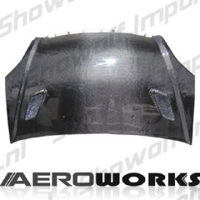 Honda Civic 01-05 HB Aeroworks Carbon MGN Hood