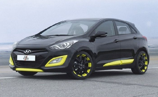 Giacuzzo Styling -Paket Yellow Black passend für Hyundai I30