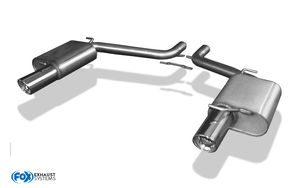FOX Chrysler 300C 3,0l CRD  Endschalldämpfer rechts/links - 1x100 Typ 17 rechts/links