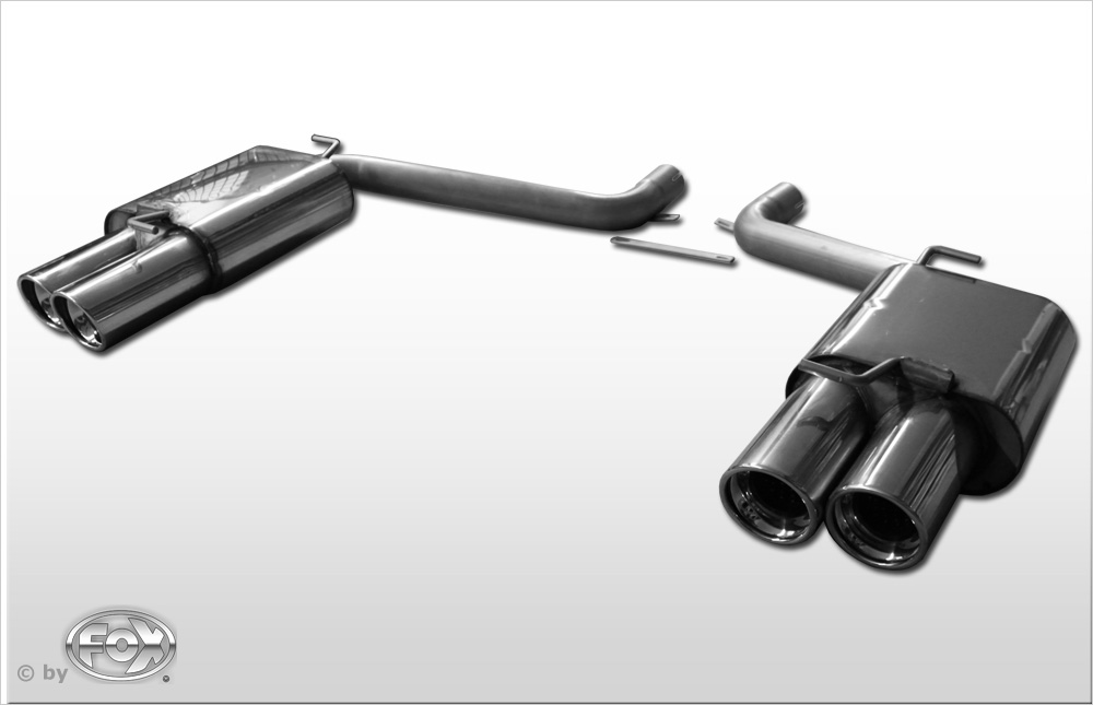 Dodge Challenger Endschalldämpfer rechts/links - 2x100 Typ 17 rechts/links