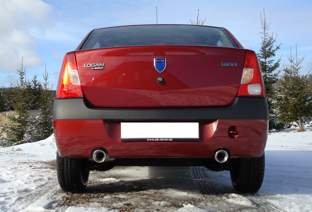 FOX Dacia Logan Limousine Benzin  Endschalldämpfer rechts/links - 1x90 Typ 13 rechts/links
