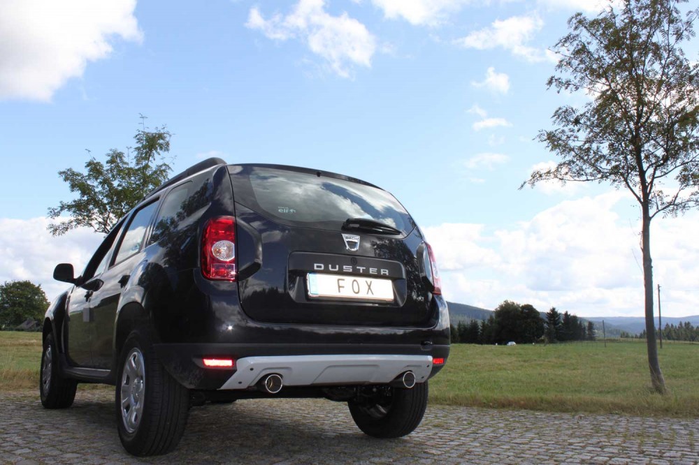 Dacia Duster 4x2 - Frontantrieb Endschalldämpfer rechts/links - 1x90 Typ 12 rechts/links