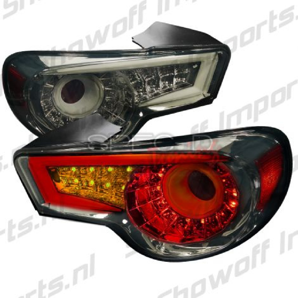 Subaru BRZ Chrome/Smoke LED Taillights [SR] -