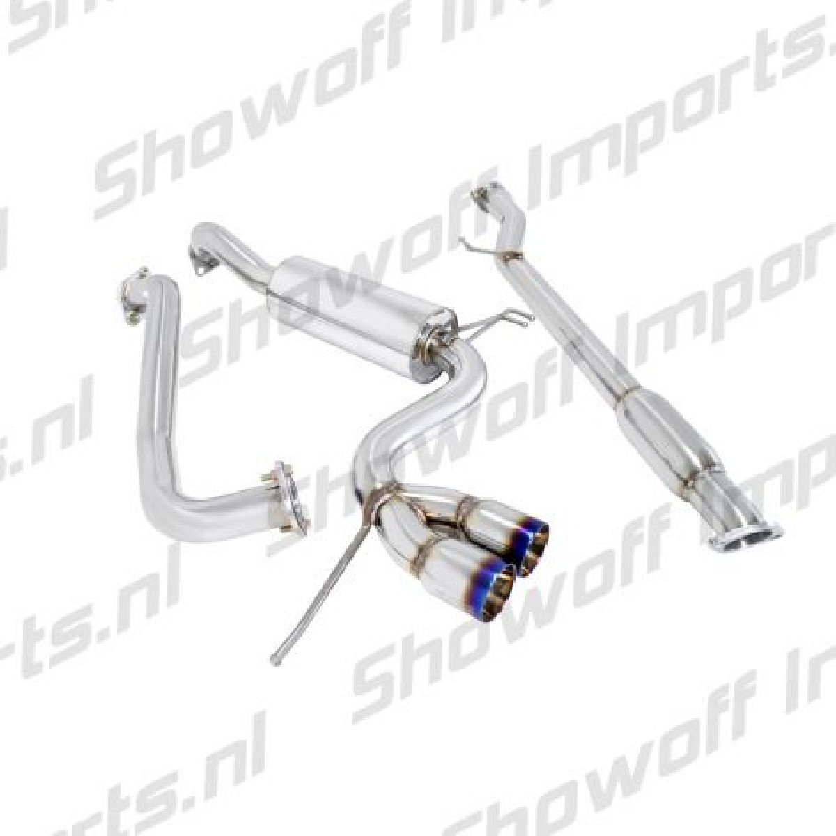 Hyundai Veloster 2012+ NT Megan Racing Catback Burnt Tips