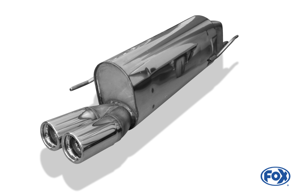 FOX Fiat Grande Punto 199 - Benzin  Endschalldämpfer - 2x76 Typ 13