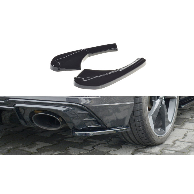 Heck Ansatz Flaps Diffusor für Audi RS3 8V FL Sportback schwarz matt Heck Ansatz Flaps Diffusor für Audi RS3 8V FL Sportback schwarz matt