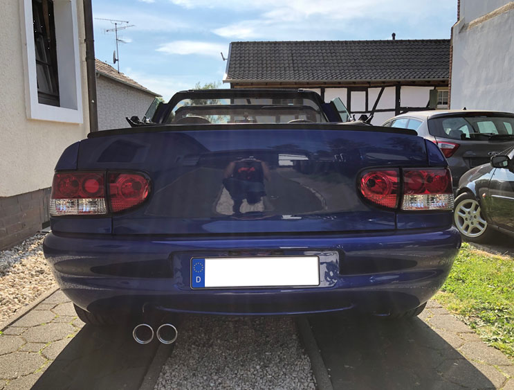 FOX Ford Escort GAL/ AAL/ ABL/ ALL  Endschalldämpfer - 2x76 Typ 13