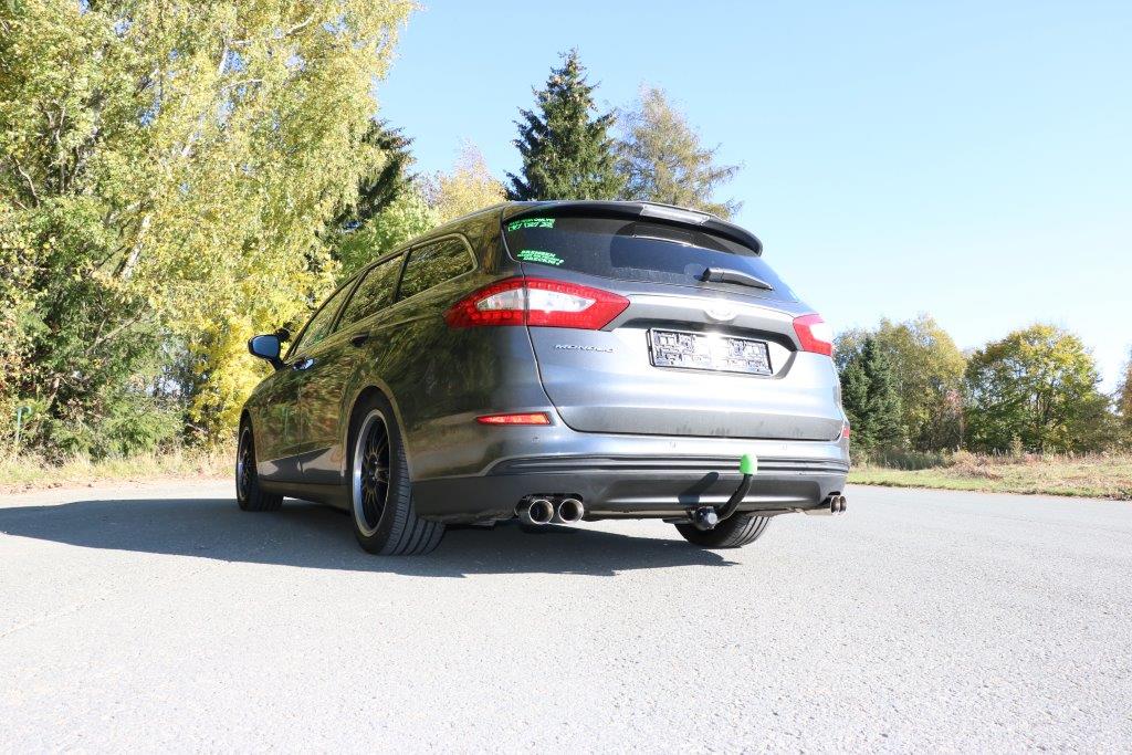 Mondeo V Schrägheck/ Turnier/ Stufenheck Endschalldämpfer quer Ausgang rechts/links - 2x76 Typ 25 rechts/links