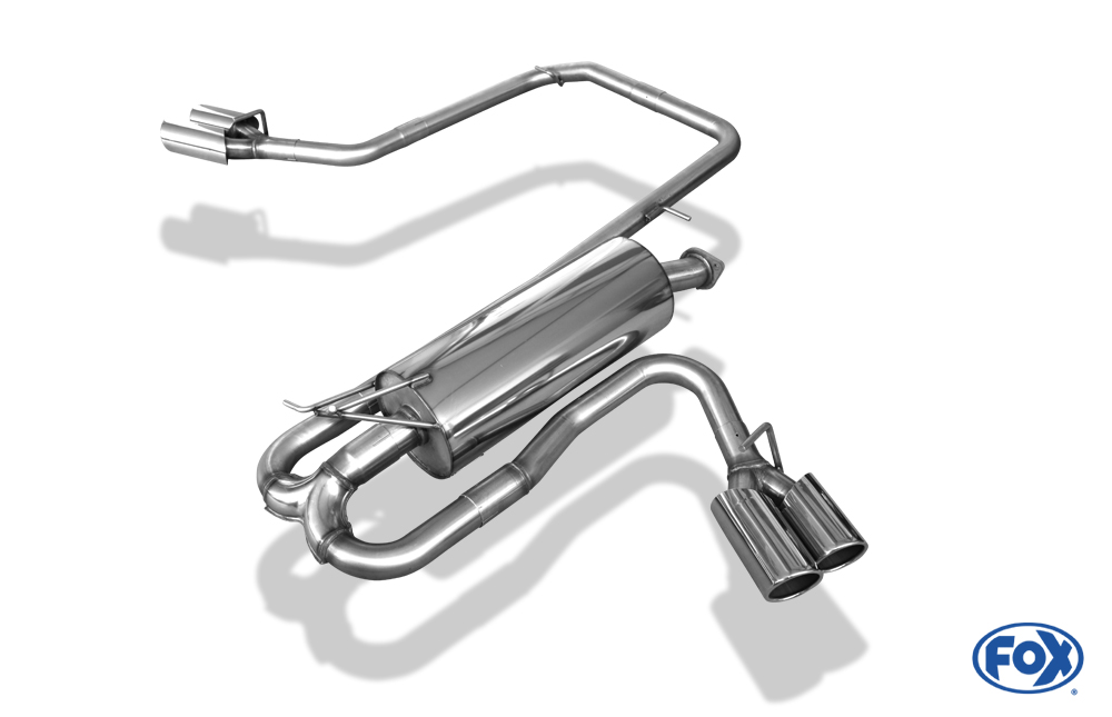 Ford Ranger ab 09/2016 4x4 - Doppelkabine Endschalldämpfer Sidepipe, Ausgang rechts und links am Fahrzeug - 2x90 Typ 16 rechts/links