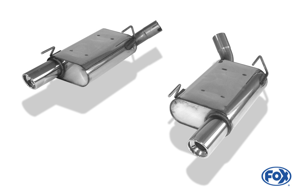 FOX Ford Mustang GT Coupe  Endschalldämpfer rechts/links - 1x90 Typ 17 rechts/links