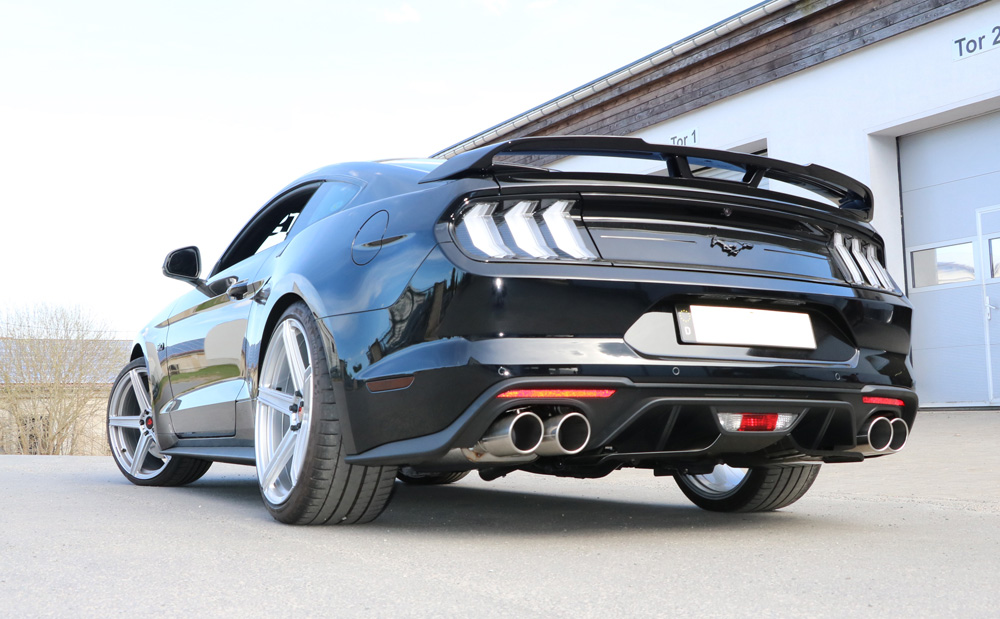 Ford Mustang VI Facelift Coupe & Convertible - 8 -Zylinder Endschalldämpfer rechts/links - 2x100 Typ 16 rechts/links