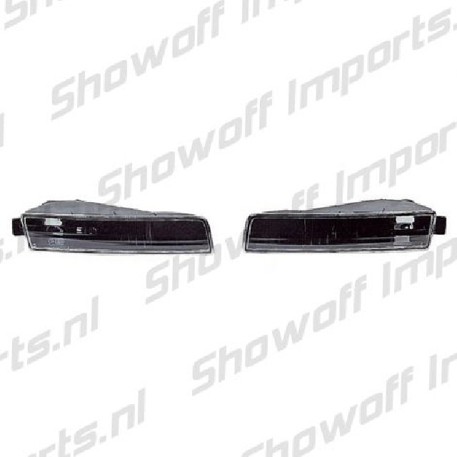 Honda Prelude 97+ EuroClear Black Housing Front Bumperlights