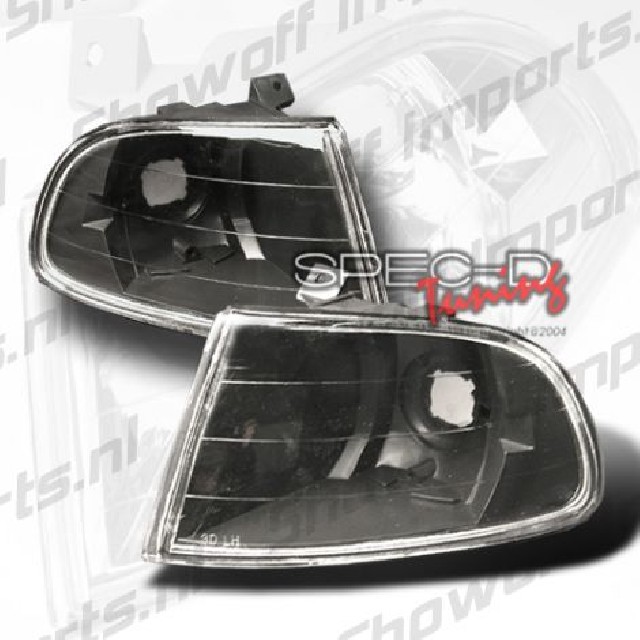 Honda Civic 92-95 2/3D JDM black Front Cornerlights