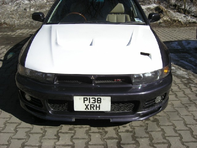 Mitsubishi Galant 96-03 EVO Style Fiberglass Hood 