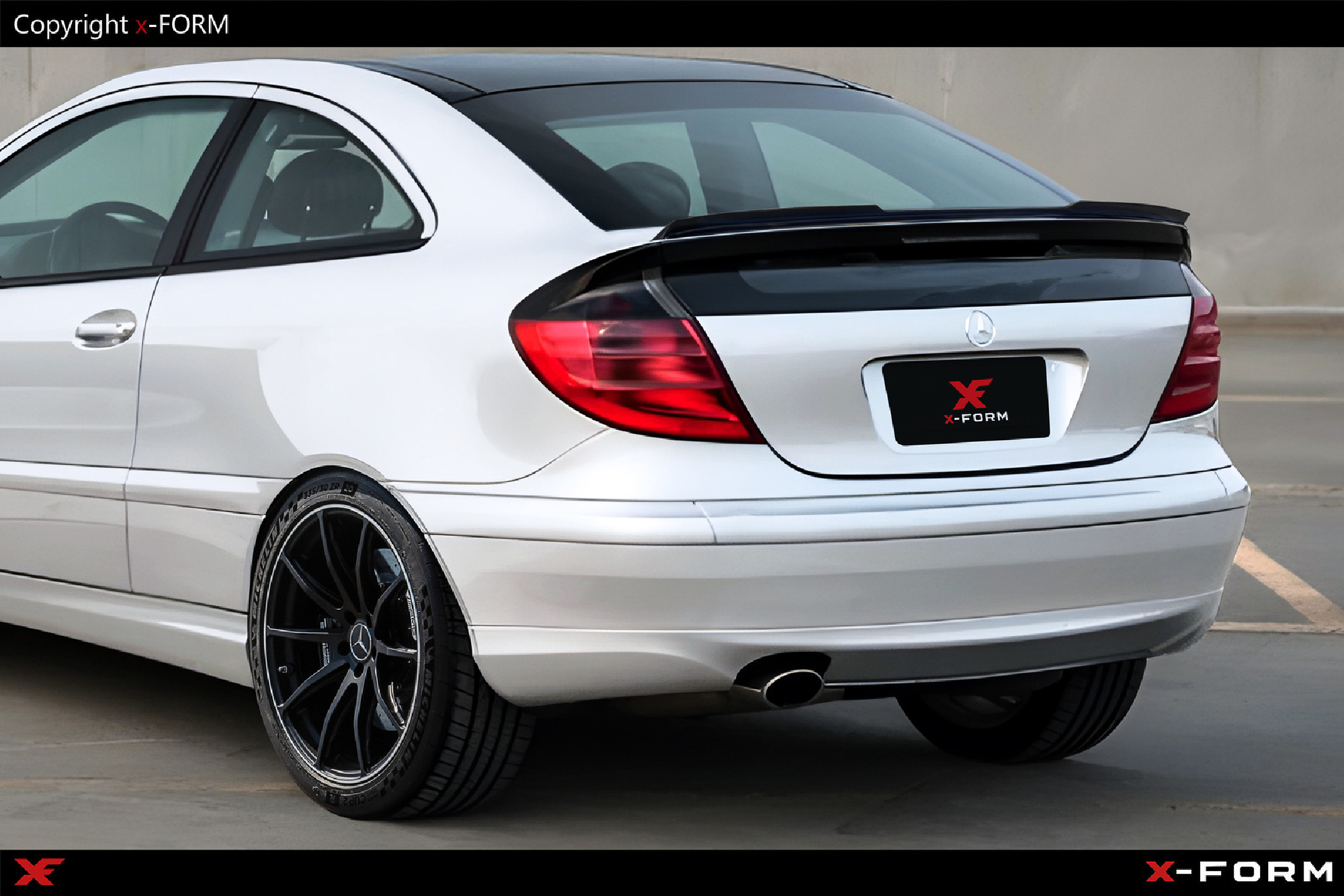 Mercedes-Benz klasse C Sport Coupé Heckspoiler