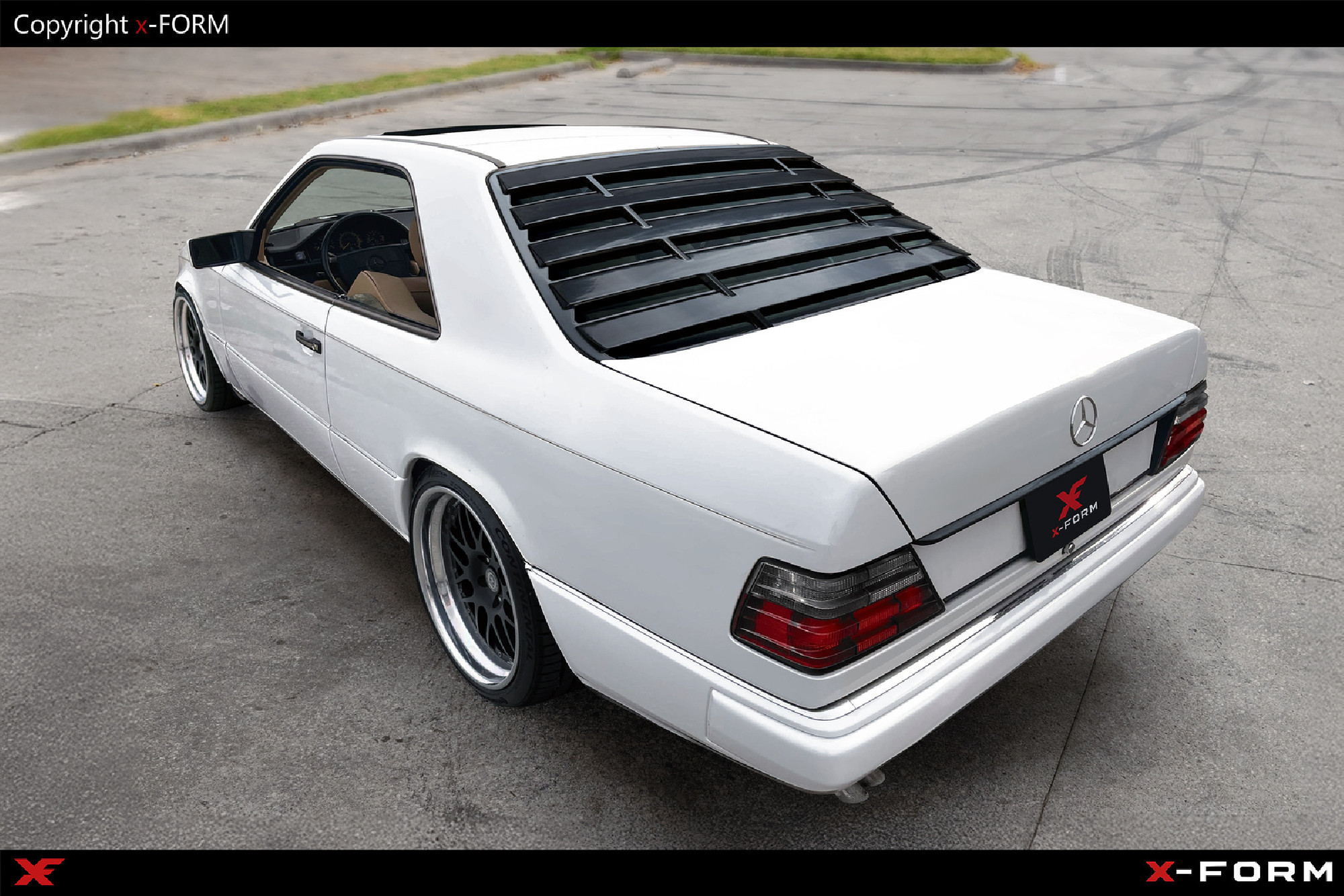 Mercedes W124 Coupe Heckscheiben Jalousie,Windows Louver