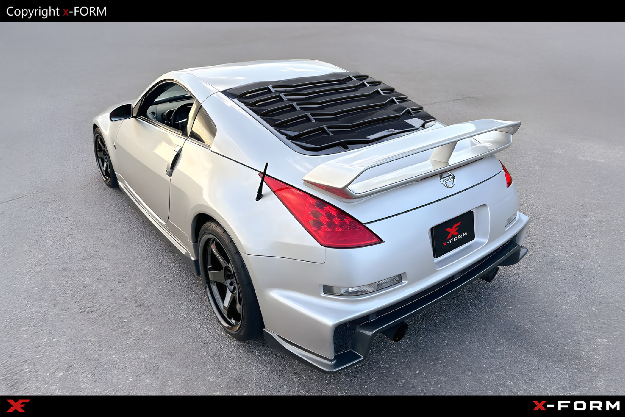 Nissan 350Z Heckscheiben Jalousie,Windows Louver