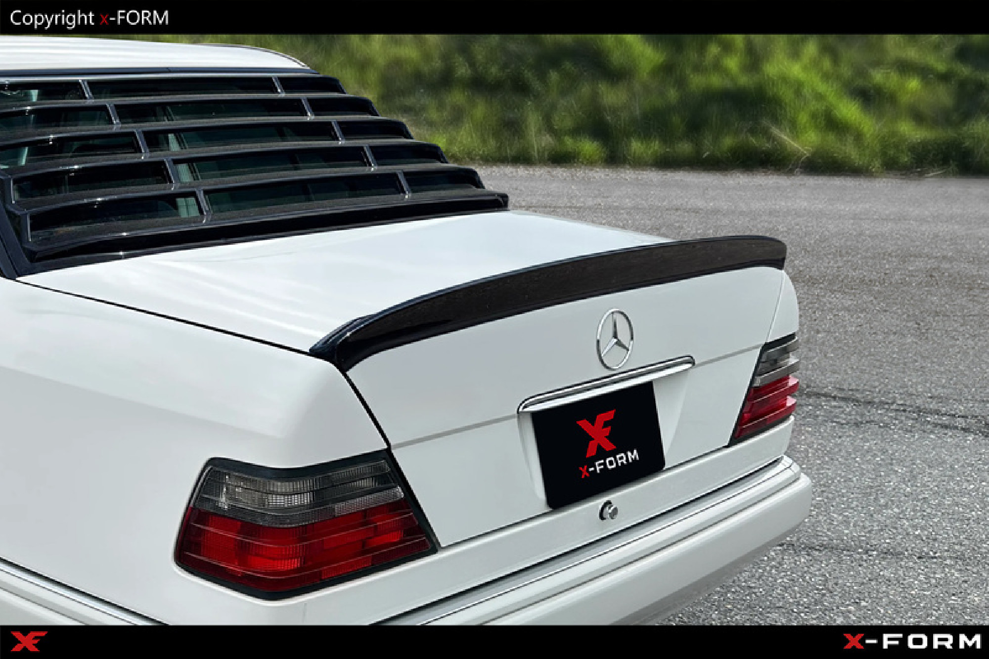 Für Mercedes W124 Limousine / Sedan Heckspoiler