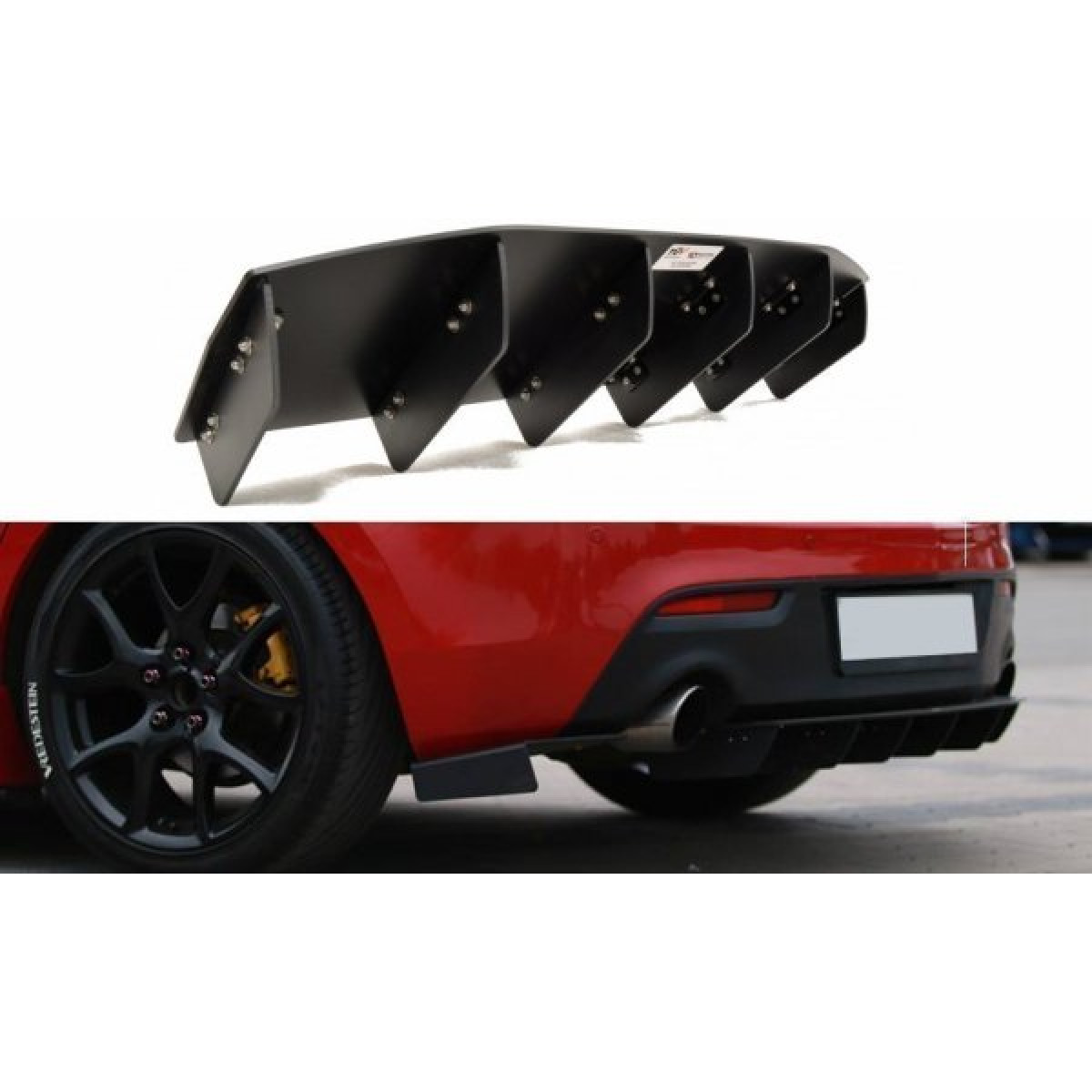Heckansatz Mittelteil Mazda 3 BL MPS