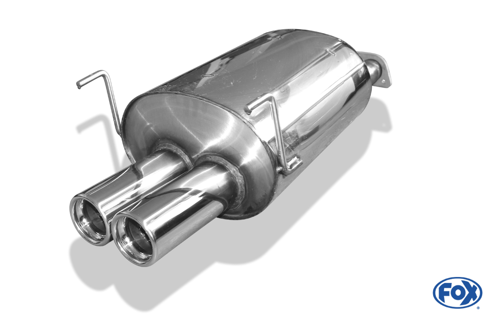 Honda CRX III Endschalldämpfer - 2x76 Typ 13