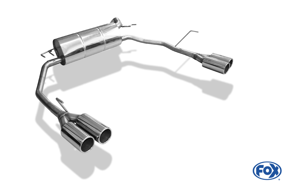 Honda Civic IX Hatchback Endschalldämpfer quer Ausgang rechts/links