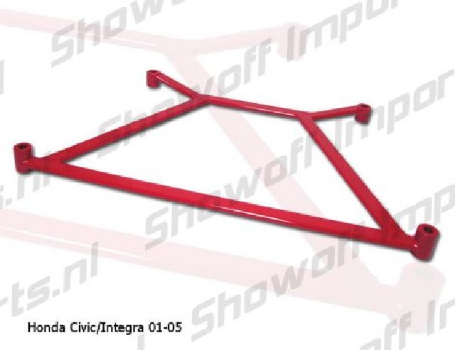 Honda Civic/Integra 01-05 Megan Racing Front H-Brace Red