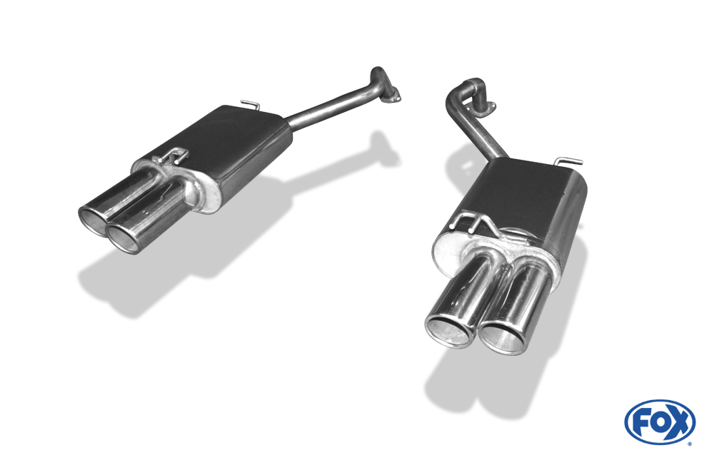 Hyundai Santa Fe 4x4 - CM Endschalldämpfer rechts/links - 2x90 Typ 16 rechts/links