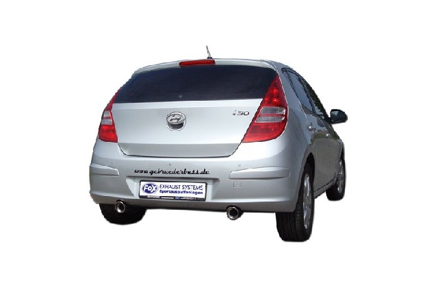 Hyundai i30 - Korea Endschalldämpfer - 1x90  rechts/links