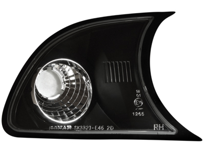 Frontblinker BMW 3er E46 Coupe + Cabrio 99-00 black Frontblinker BMW 3er E46 Coupe + Cabrio 99-00 black
