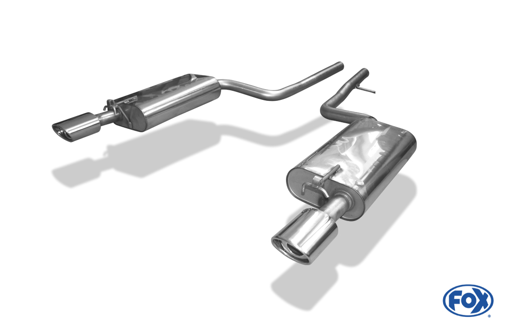 FOX Lexus LS 430  Endschalldämpfer Ausgang rechts/links  - 115x85 Typ 33 rechts/links  - 4,3l 207kW  - ohne Gutachten