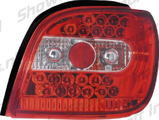 Toyota Yaris -02 Red/Clear LED Taillights