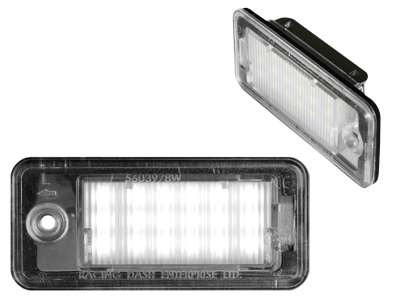 LED License Plate Audi A3 8P, A4 B6, A4 , A6, A8, uva.