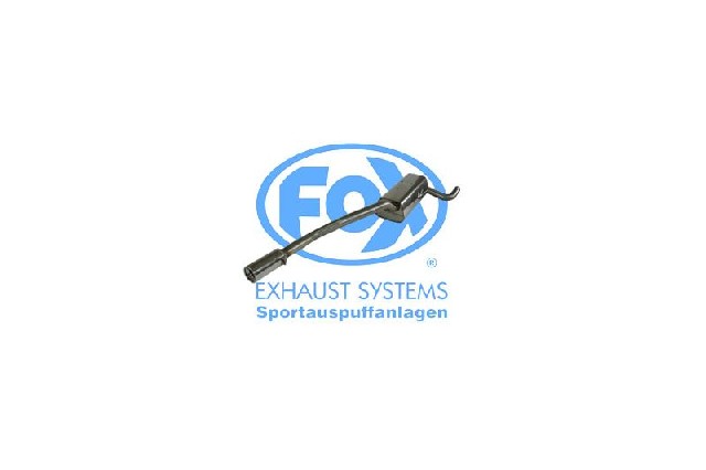 FOX Mazda 3 Endschalldämpfer - 1x90 Typ 13 FOX Mazda 3 Endschalldämpfer - 1x90 Typ 13