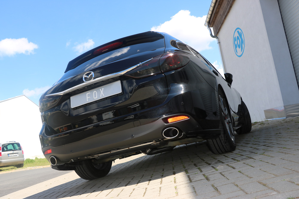 Mazda 6 - GJ Limousine/ Kombi Frontantrieb & Allrad Endschalldämpfer quer Ausgang rechts/links - 115x85 Typ 38 rechts/links