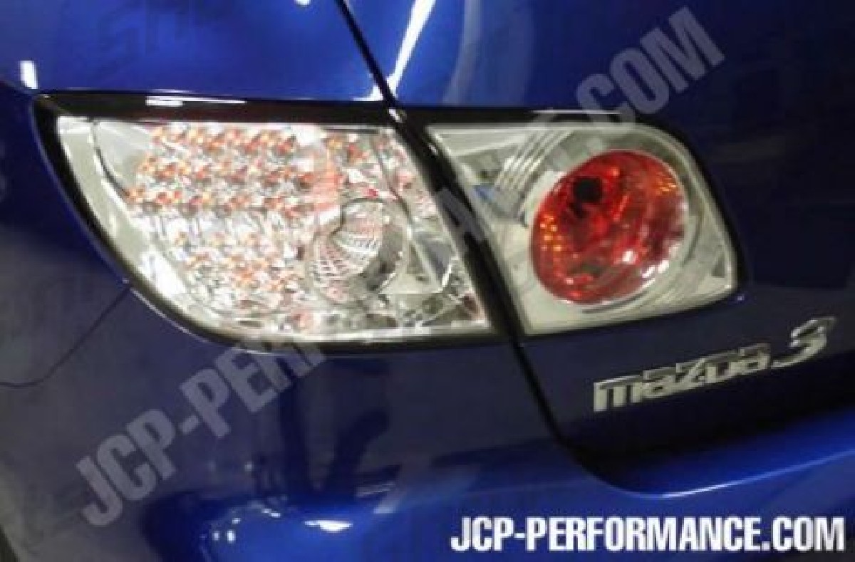Mazda Mazda 3 LXS-Taillights LED Chrome Mazda Mazda 3 LXS-Taillights LED Chrome
