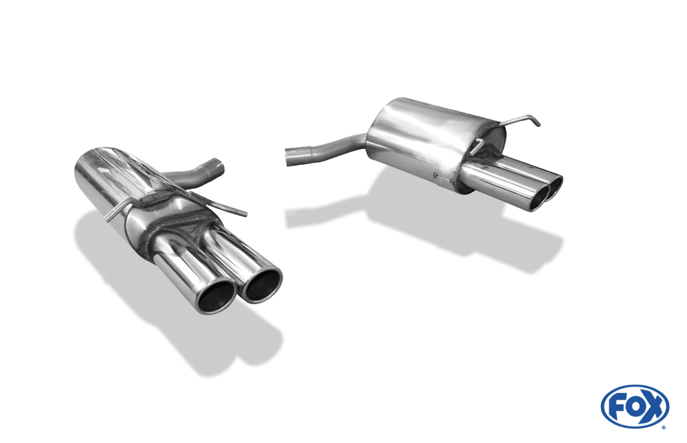 FOX Mercedes C-Klasse 6 Zylinder - W204/S204  Endschalldämpfer rechts/links - 2x80 Typ 16 rechts/links