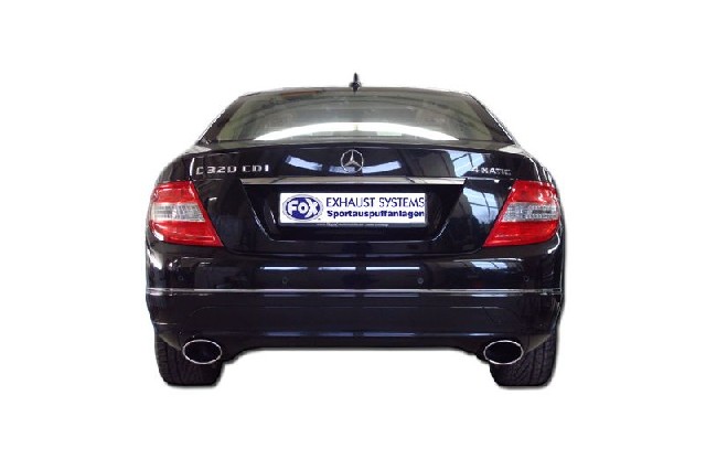FOX Mercedes C-Klasse 6 Zylinder - W204/S204 Endschalldämpfer rechts/links - 140x90 Typ 32 rechts/links FOX Mercedes C-Klasse 6 Zylinder - W204/S204 Endschalldämpfer rechts/links - 140x90 Typ 32 rechts/links