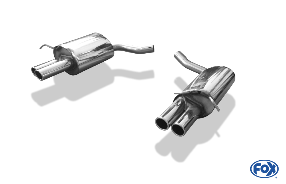 FOX Mercedes E-Klasse Cabrio A207 - 6 Zylinder  Endschalldämpfer rechts/links - 2x70 Typ 16 rechts/links