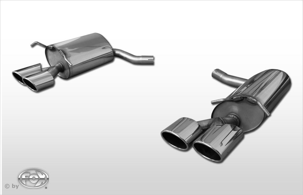 FOX Mercedes E-Klasse Coupe C207 - 6 Zylinder  Endschalldämpfer rechts/links - 2x115x85 Typ 32 rechts/links