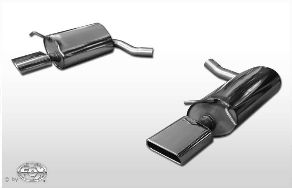 FOX Mercedes E-Klasse Coupe C207 - 6 Zylinder  Endschalldämpfer rechts/links - 1x145x65 Typ 59 rechts/links