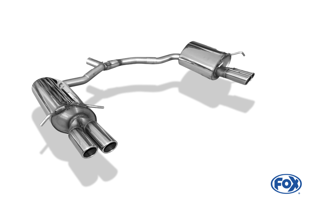 FOX Mercedes E-Klasse Coupe/ Cabrio C207 4 Zylinder  Endschalldämpfer rechts/links -  2x70 Typ 16 rechts/links